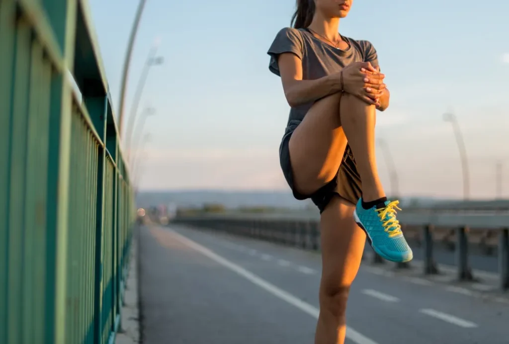 運動を始める女性