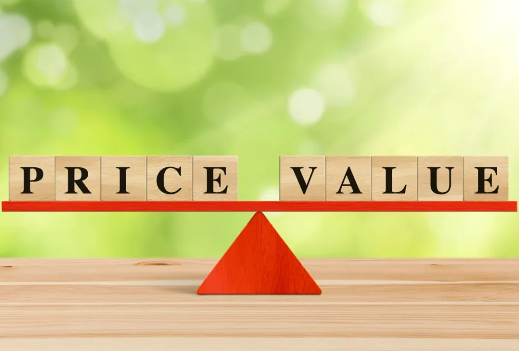 PriceとValueを天秤にかける