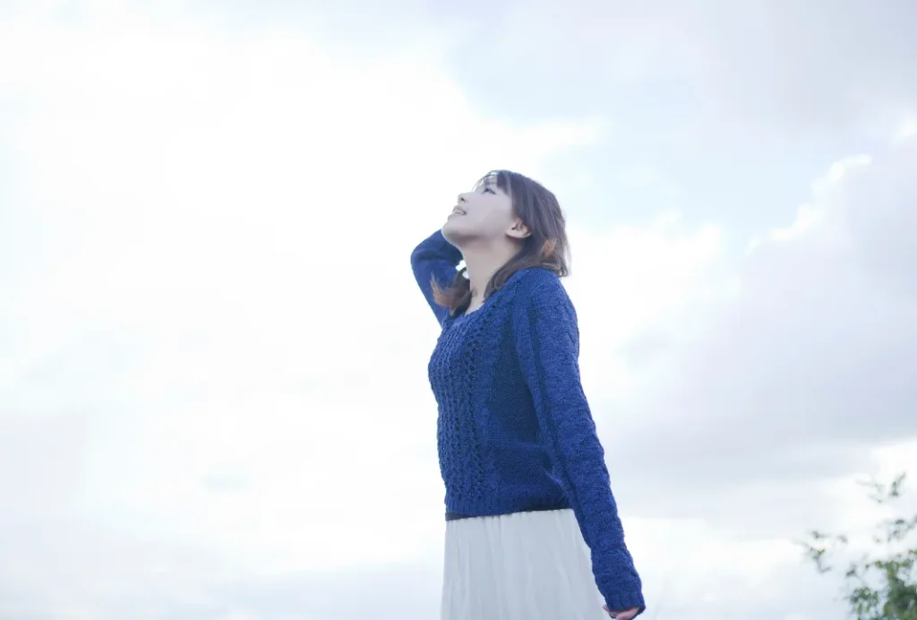 ストレスフリーな女性